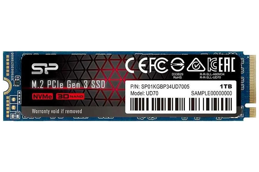 Изображение товара SSD накопитель Silicon Power M.2 UD80 1TB PCIe 3.0 3D NAND TLC