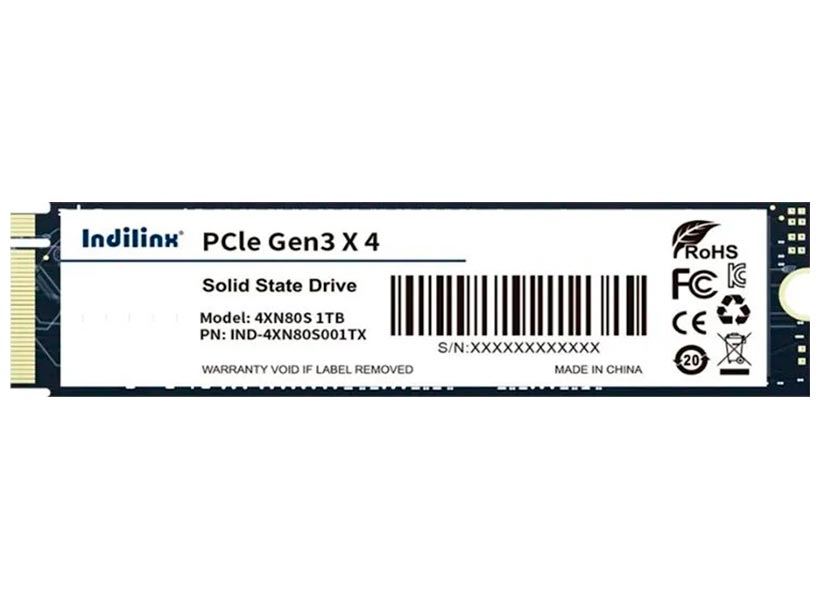 Изображение товара SSD накопитель Indilinx 1024 ГБ PCIe M.2 2280 надежный и быстрый