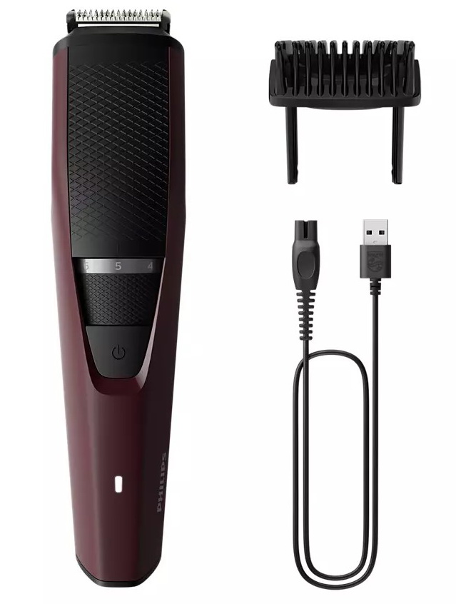 Триммер для лица и тела Philips BT3301/30 темно-бордовый Триммер для лица и тела Philips BT3301/30 темно-бордовый