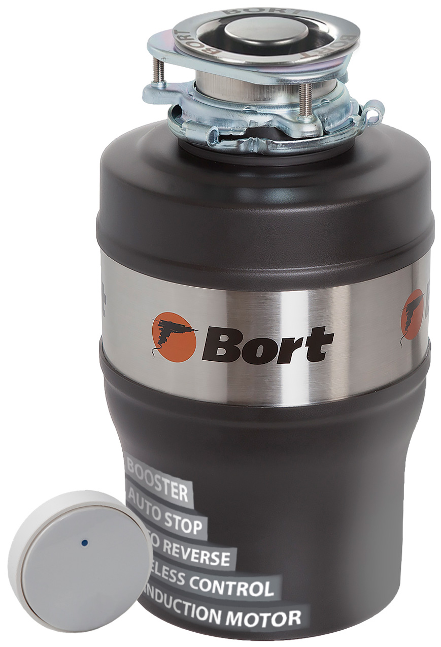 Изображение товара Измельчитель пищевых отходов Bort Alligator MEGA 560 Вт для кухни