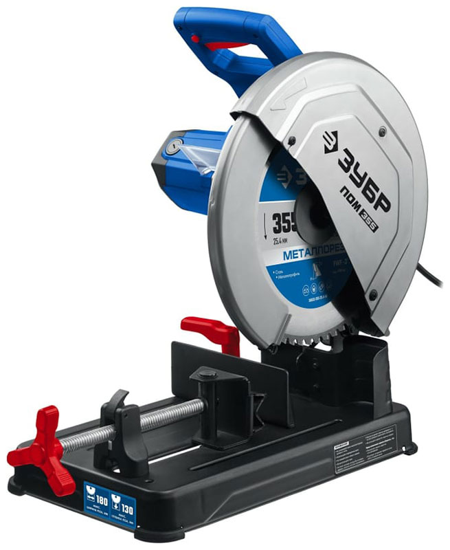 Изображение товара Пила монтажная отрезная ЗУБР профессионал d 355 мм 2000 Вт