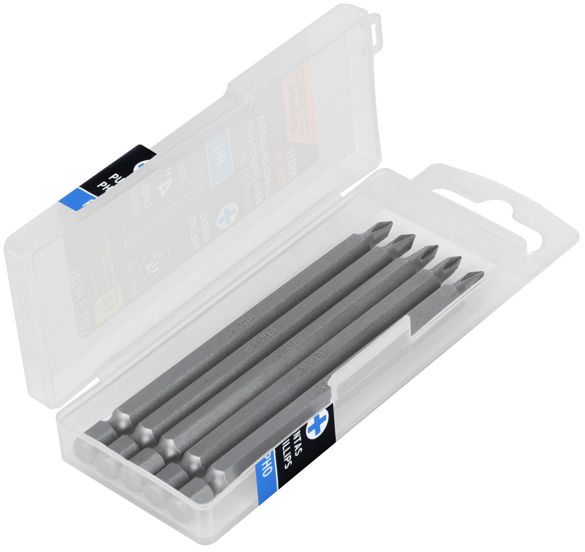 Изображение товара Набор бит Truper Phillips PH0 100 мм 5 штук