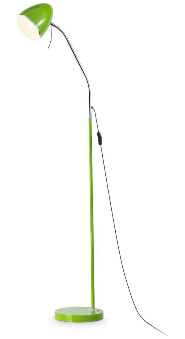 Изображение товара Торшер Ambrella Light Traditional TR97693 стиль Хай-тек для спальни на полу зеленый металлик