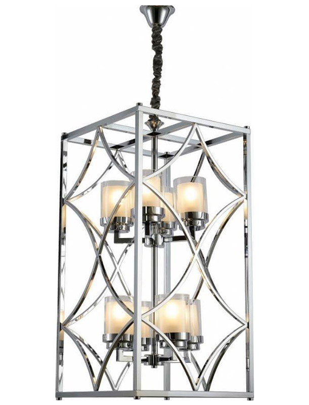 Изображение товара Люстра подвесная Lumina Deco Quadrato LDP 1223-8 CHR