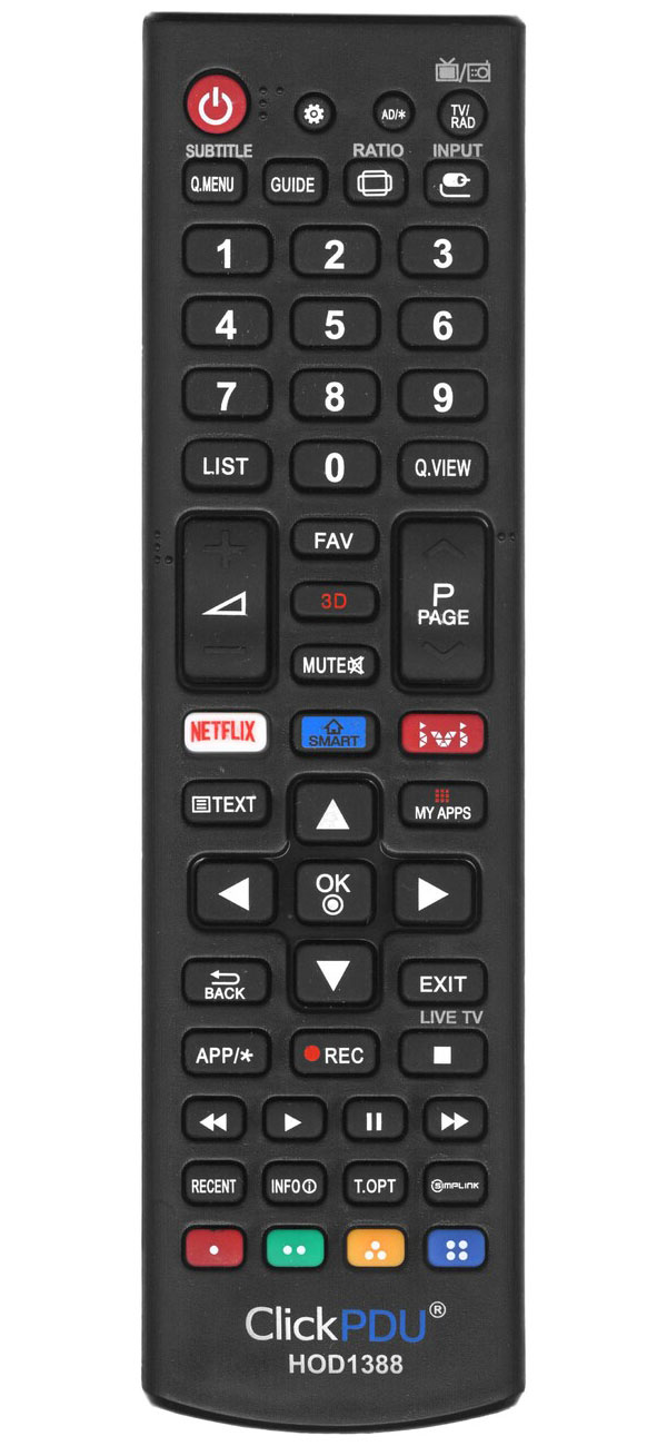 Изображение товара Универсальный пульт ClickPDU для LG (HOD1388)