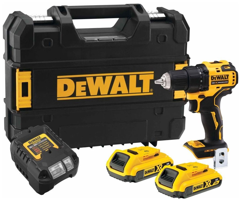 Изображение товара Дрель-шуруповерт DeWalt DCD708D2T-QW (кейс в комплекте)