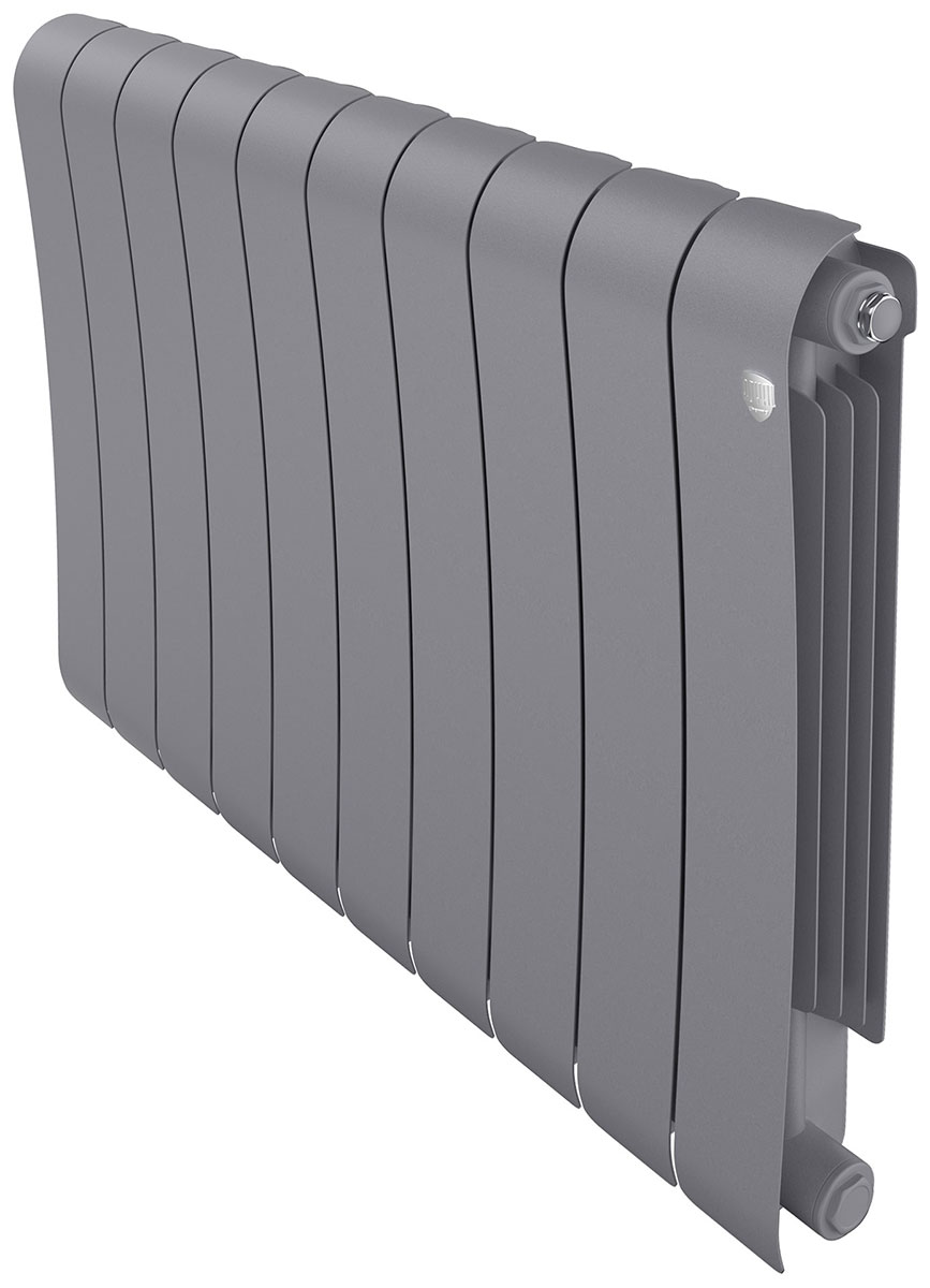 Изображение товара Радиатор биметаллический Royal Thermo Infinity 500 Silver Satin VR80 10 секций для отопления