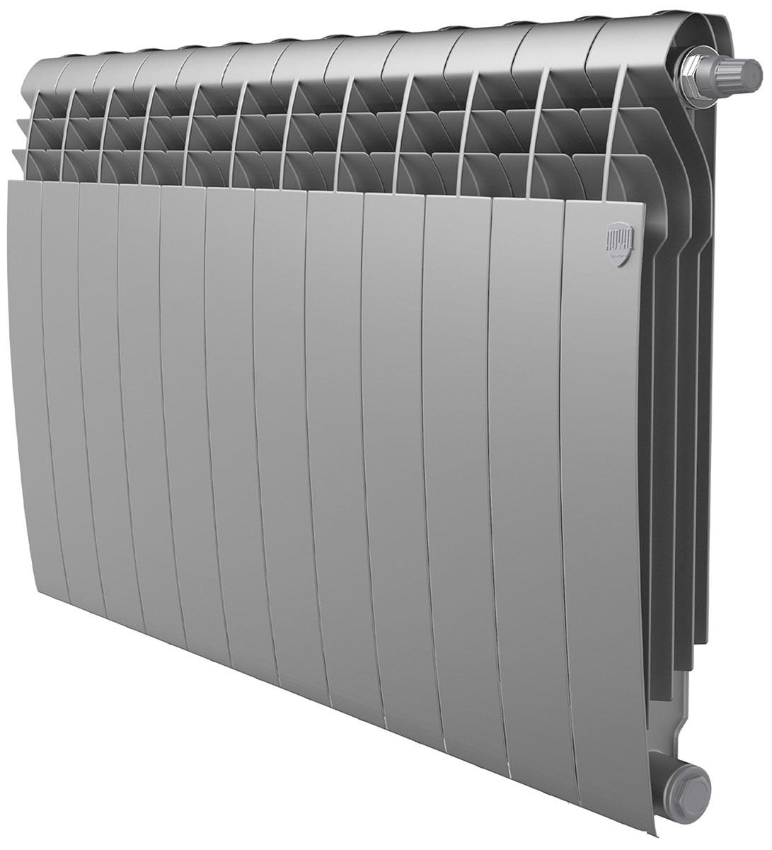 Изображение товара Радиатор биметаллический Royal Thermo BiLiner 500 Silver Satin VR80 12 секций