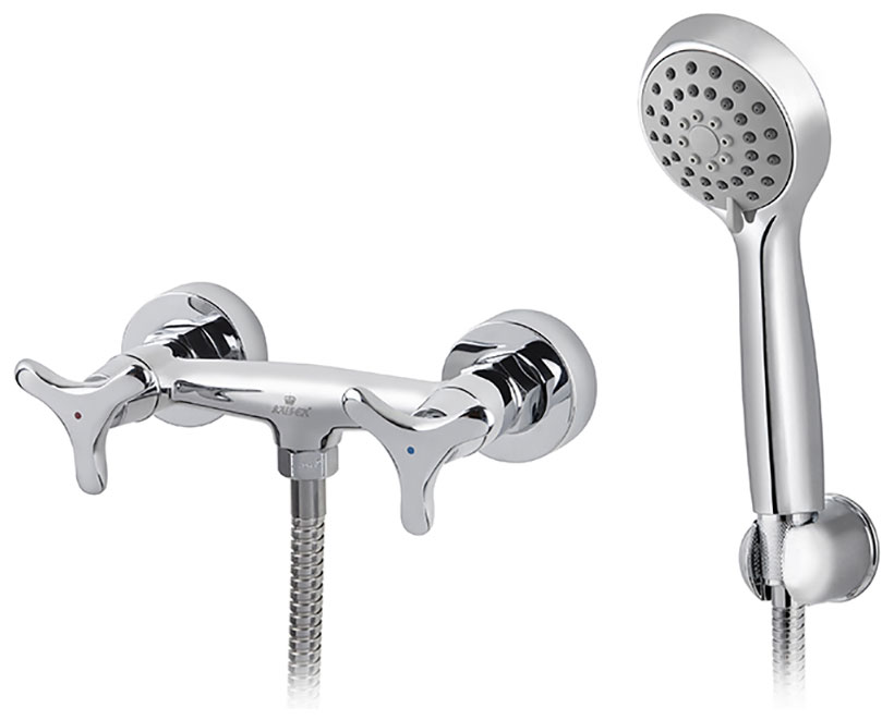 Изображение товара Смеситель для ванной комнаты Kaiser Trio, хромированный (57077)