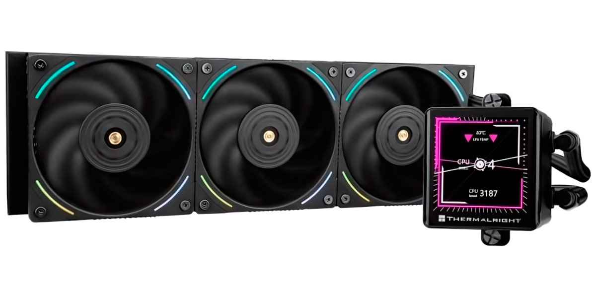 Изображение товара СЖО для процессоров Thermalright Frozen Vision 360 ARGB (F-VISION-360-BL)
