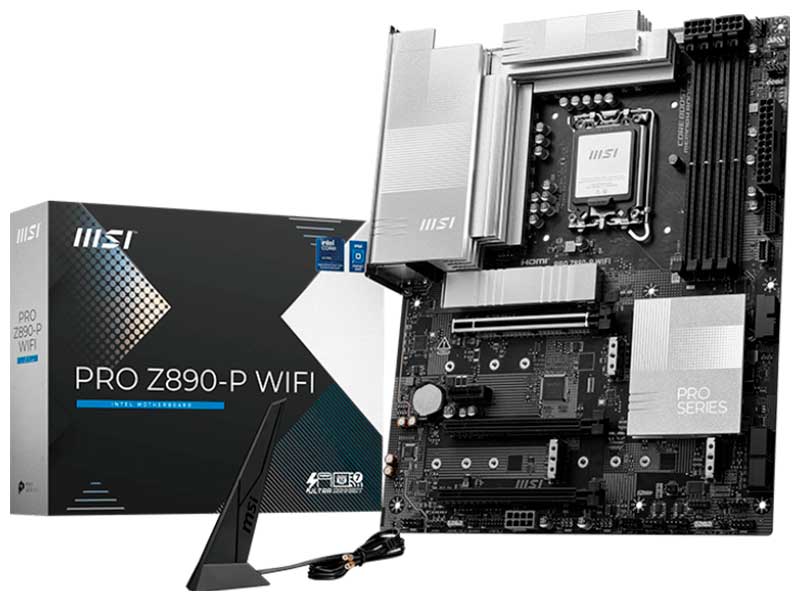 Изображение товара Материнская плата MSI PRO Z890-P WIFI с DDR5 PCIe 5.0 ATX