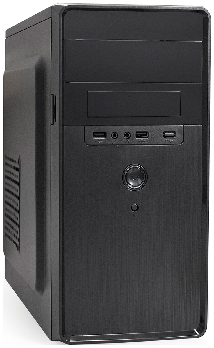 Изображение товара Компьютерный корпус ExeGate BA-309 Mini-Tower черный без БП