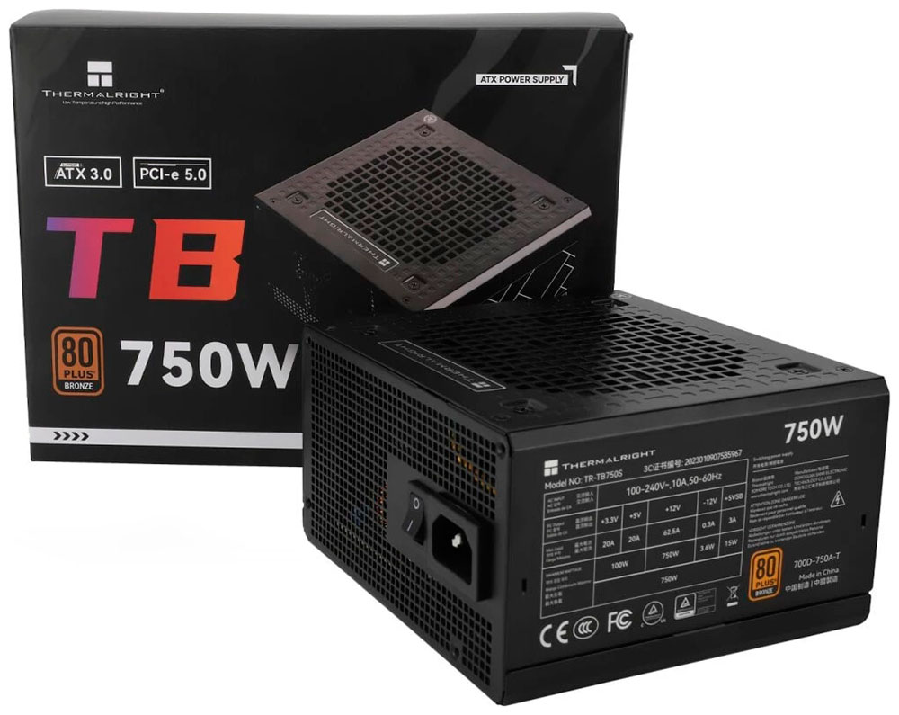Изображение товара Блок питания Thermalright 750W Bronze (TR-TB750S)