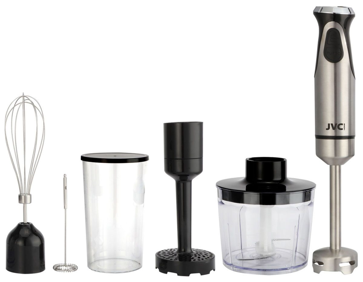 Изображение товара Погружной блендер JVC JK-HB504 мощностью 1500 Вт с насадками