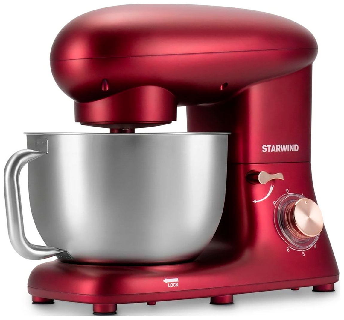 

Миксер планетарный Starwind SPM7170, 1900Вт, гранатовый