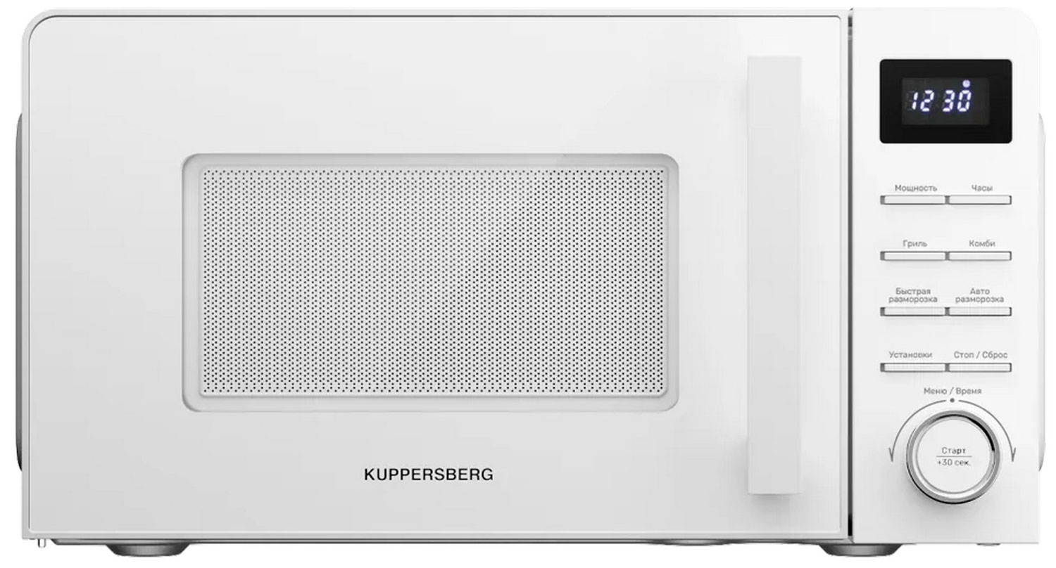 Изображение товара Микроволновая печь Kuppersberg TMW 202 белая 20л 700 Вт с грилем автом программами