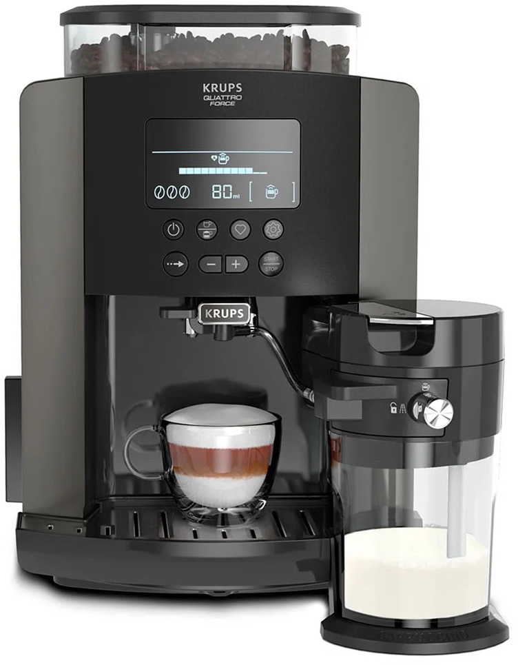 

Кофемашина автоматическая Krups Arabica EA819E10 черный