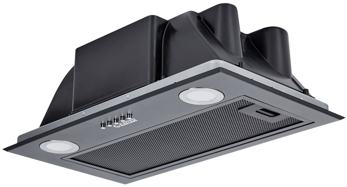 Изображение товара Вытяжка Exiteq EX-1446 черная встроенная со светодиодным освещением