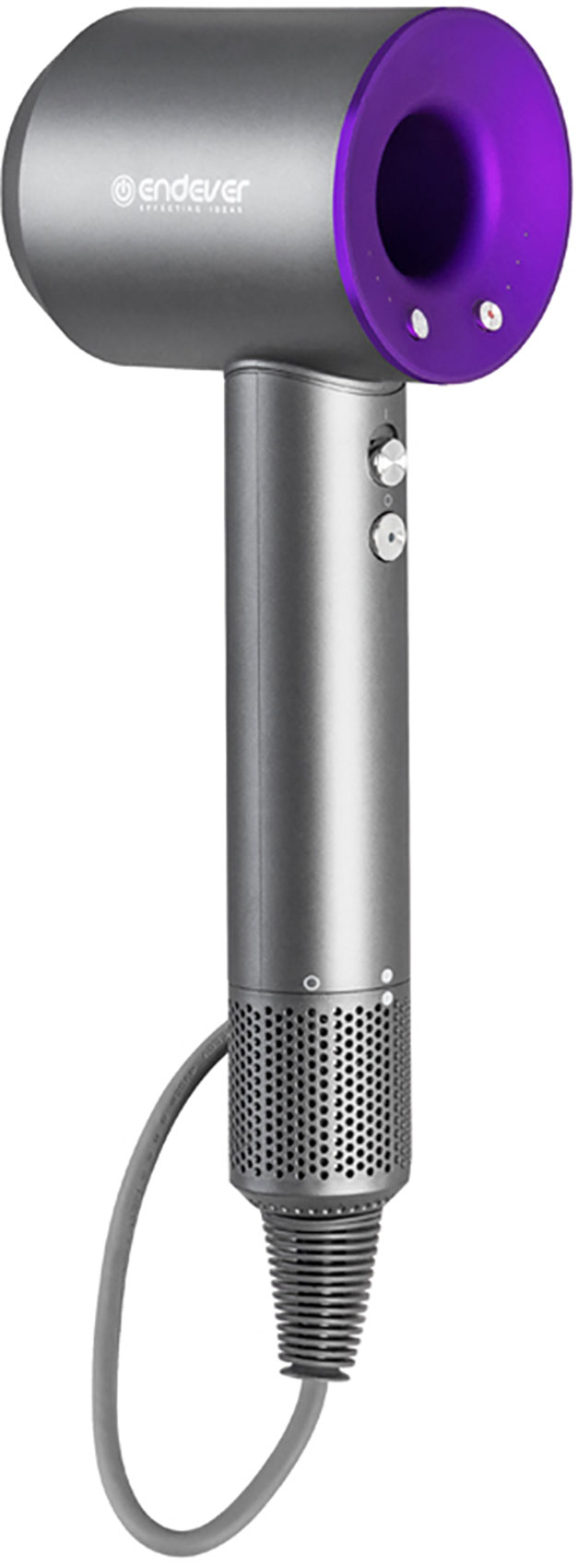 Изображение товара Фен Endever Aurora-510, графит/пурпурный