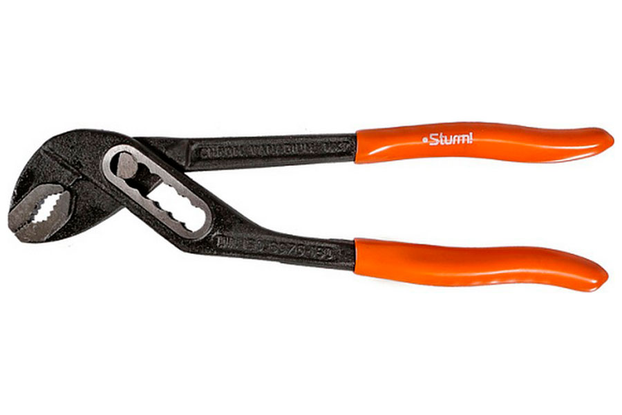 Изображение товара Клещи переставные Sturm 175 мм из CrV стали с ПВХ рукоятками