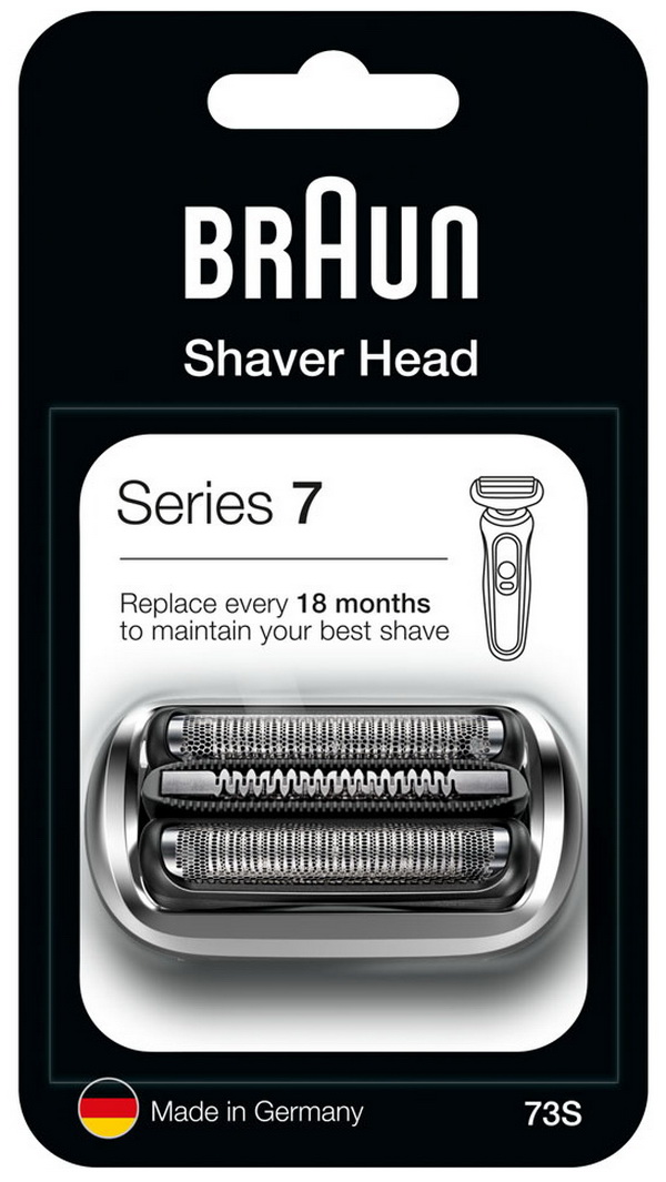Изображение товара Сетка и режущий блок Braun S7 73S Серебристая