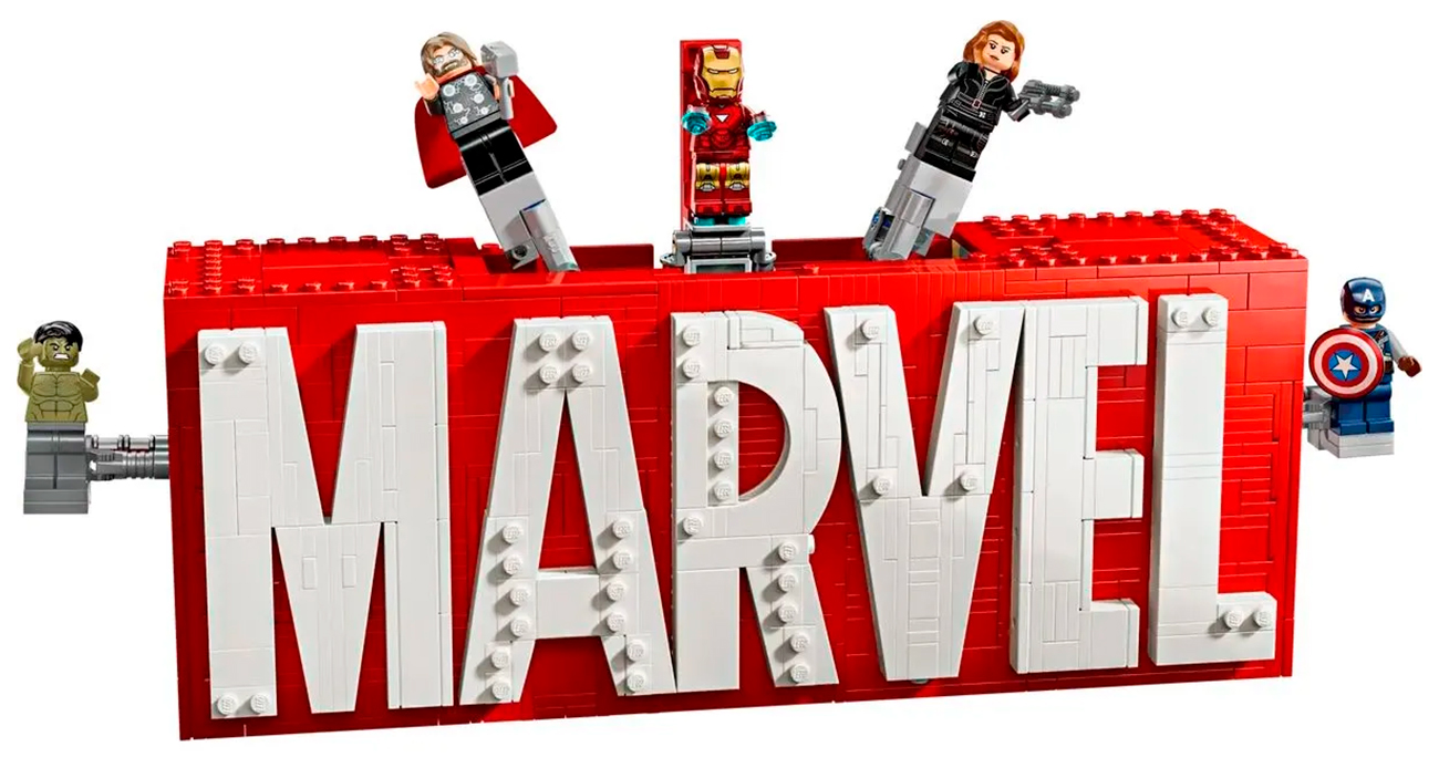 Изображение товара Конструктор Lego Super Heroes Логотип и минифигурки MARVEL (76313)