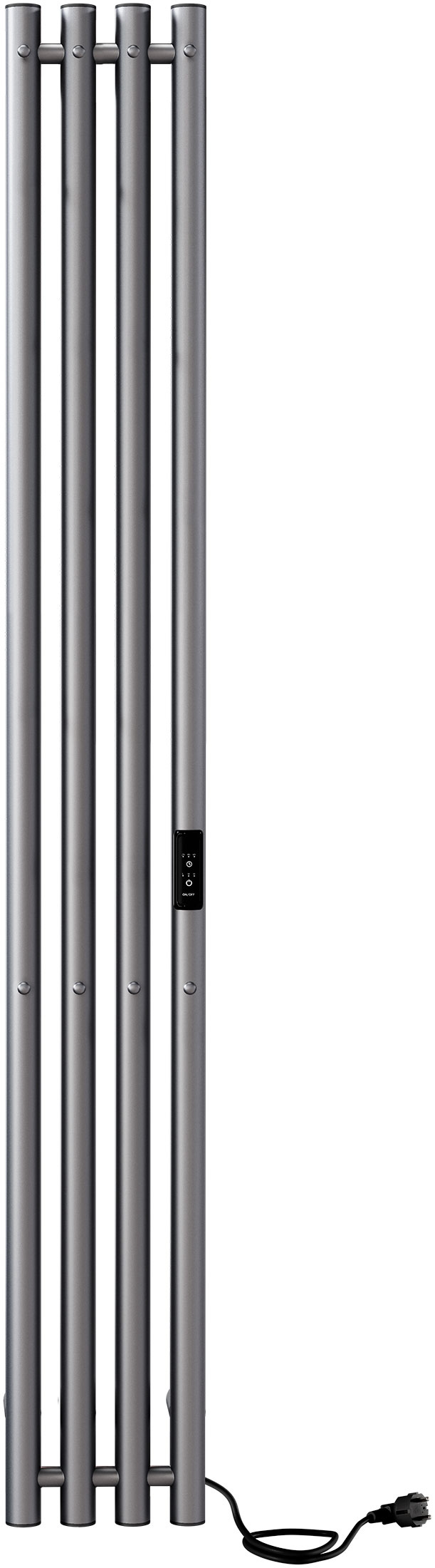 

Электрический полотенцесушитель Indigo Style 4 без полки Graphite Metallic (LSE120-18GFMRt), Графитовый металлик