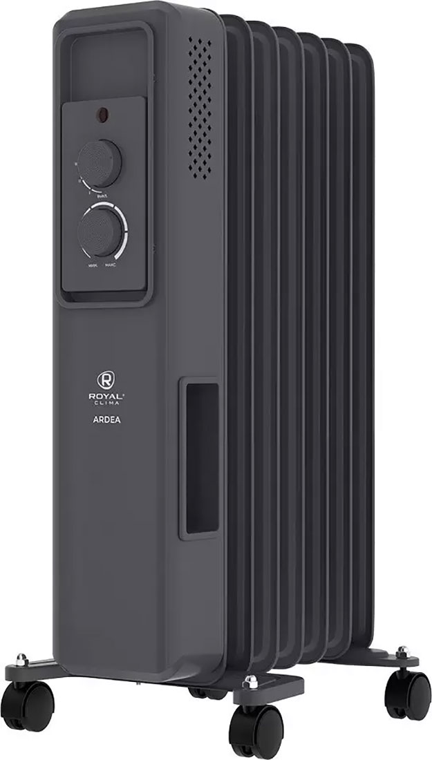 

Масляный обогреватель Royal Clima ROR-AR7-1500M, Черный графитовый