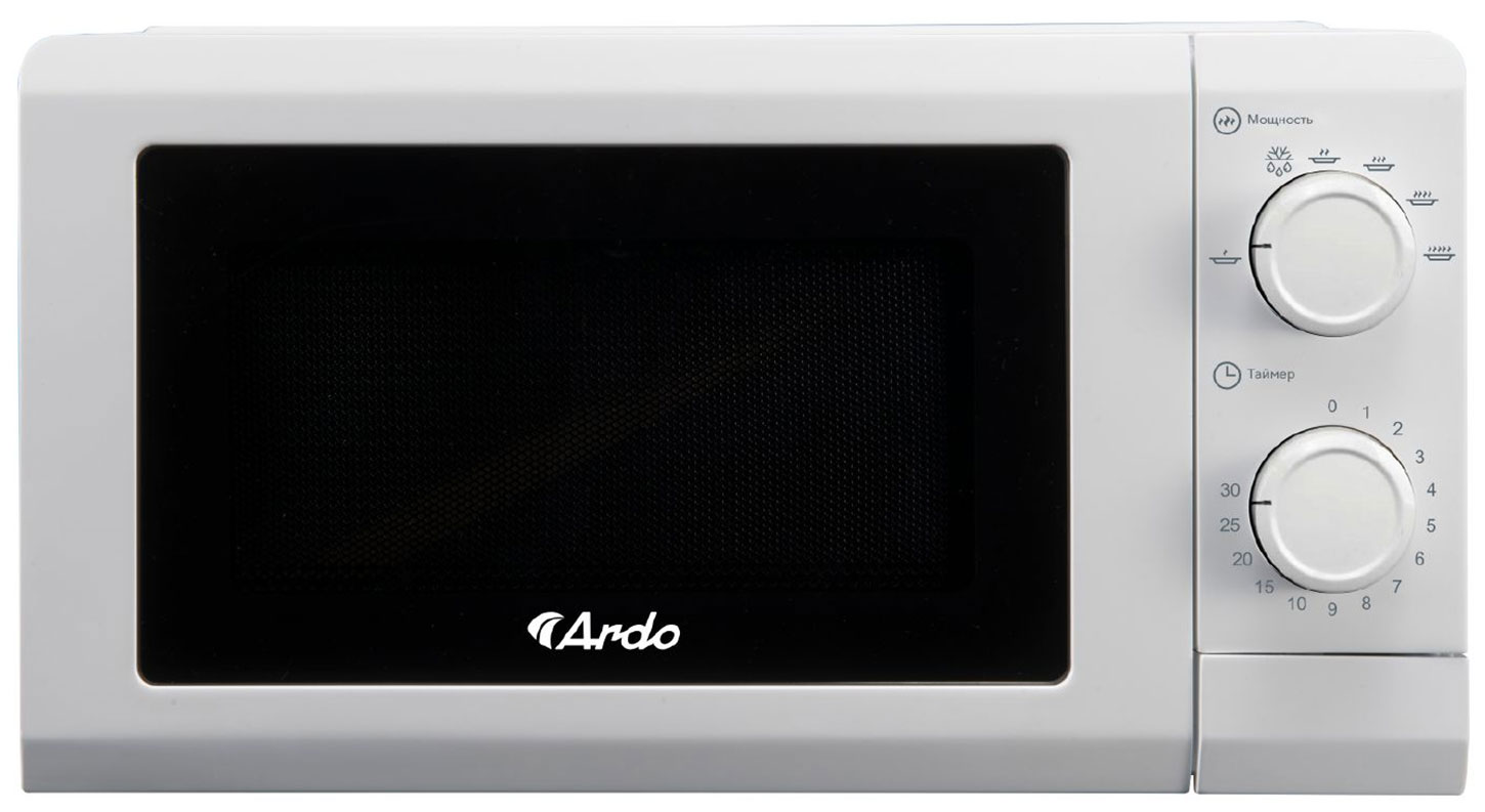 Изображение товара Микроволновая печь Ardo MNZ20-W2 20 л 700 Вт белая для дома и офиса