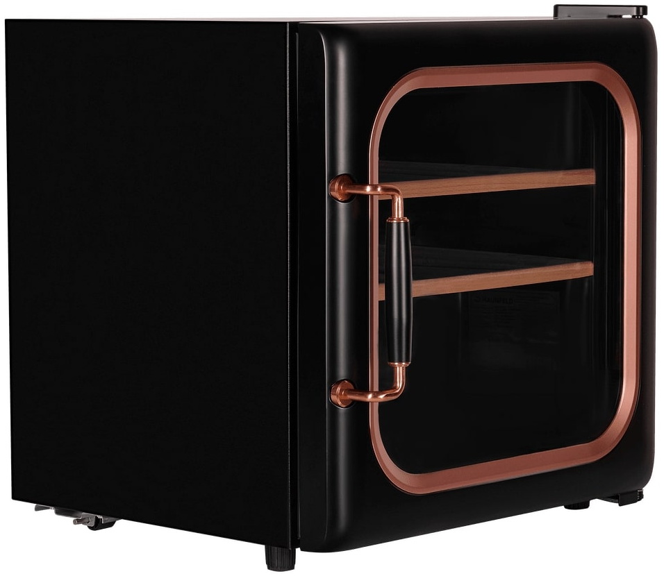 Изображение товара Винный шкаф Maunfeld MFWC-40SB14, ретро дизайн, 14 бутылок, электронное управление