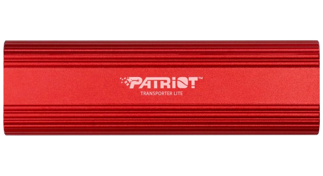 Изображение товара Внешний SSD диск Patriot Memory 2TB Transporter Lite USB 3.0 красный алюминий