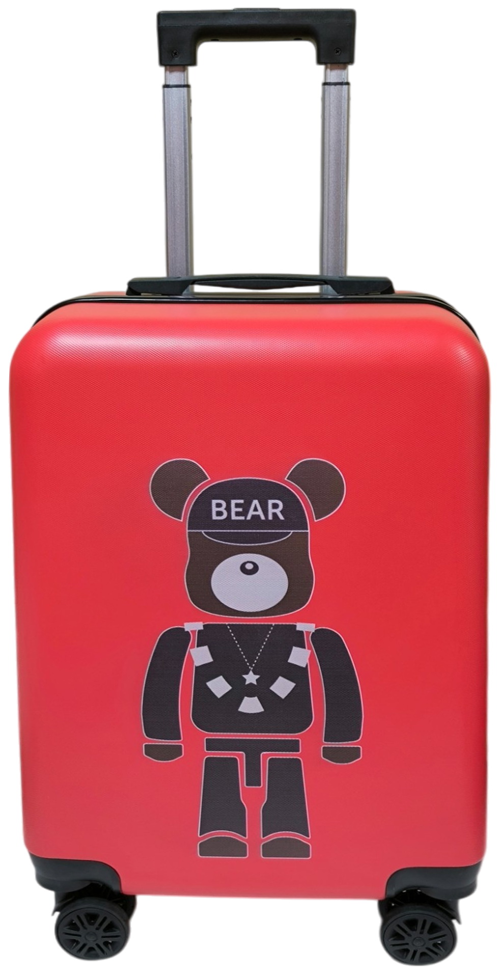 

Чемодан для детей Lats 20 дюймов, Медведь, красный (723)