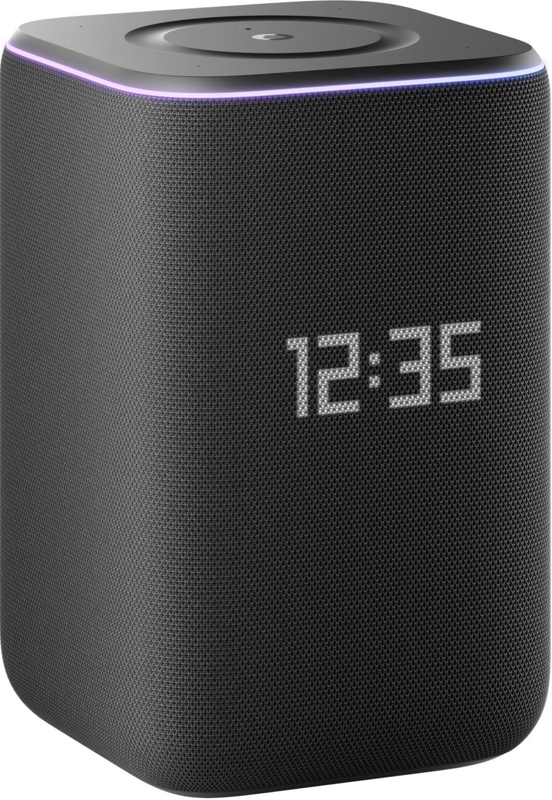 Изображение товара Умная колонка Яндекс Станция 3 с Алисой, эмбиент-подсветкой и Zigbee, черная (YNDX-00060BLK)