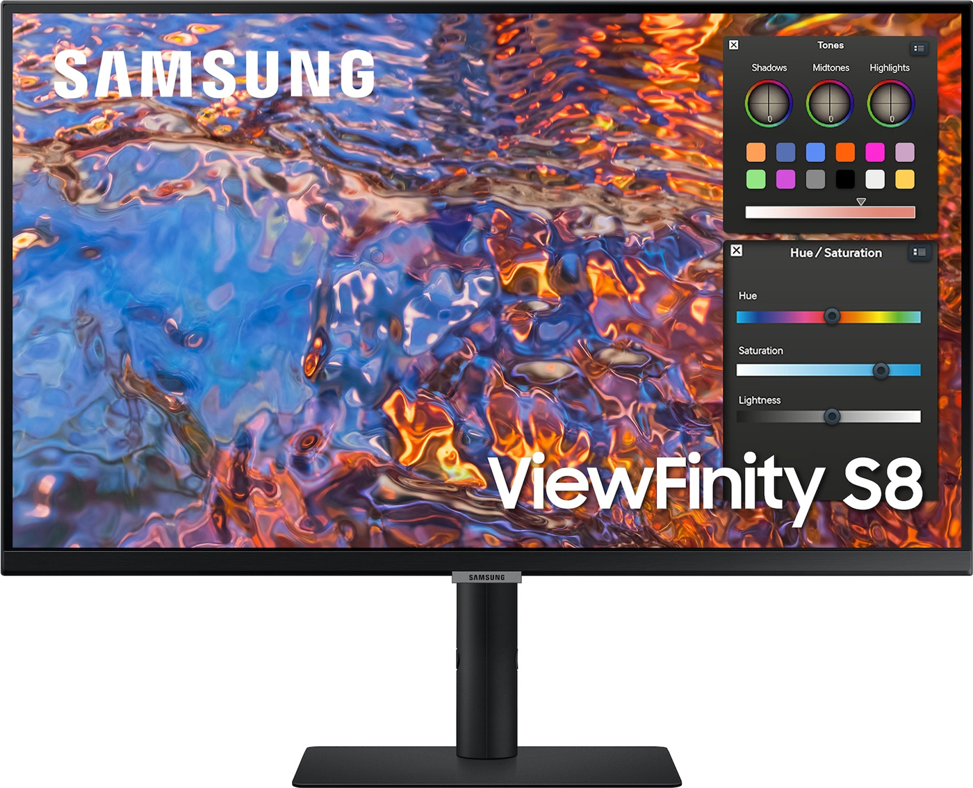 Изображение товара Профессиональный 32 дюймовый UHD 4K IPS монитор Samsung S32B800PXI с HDR и USB-C