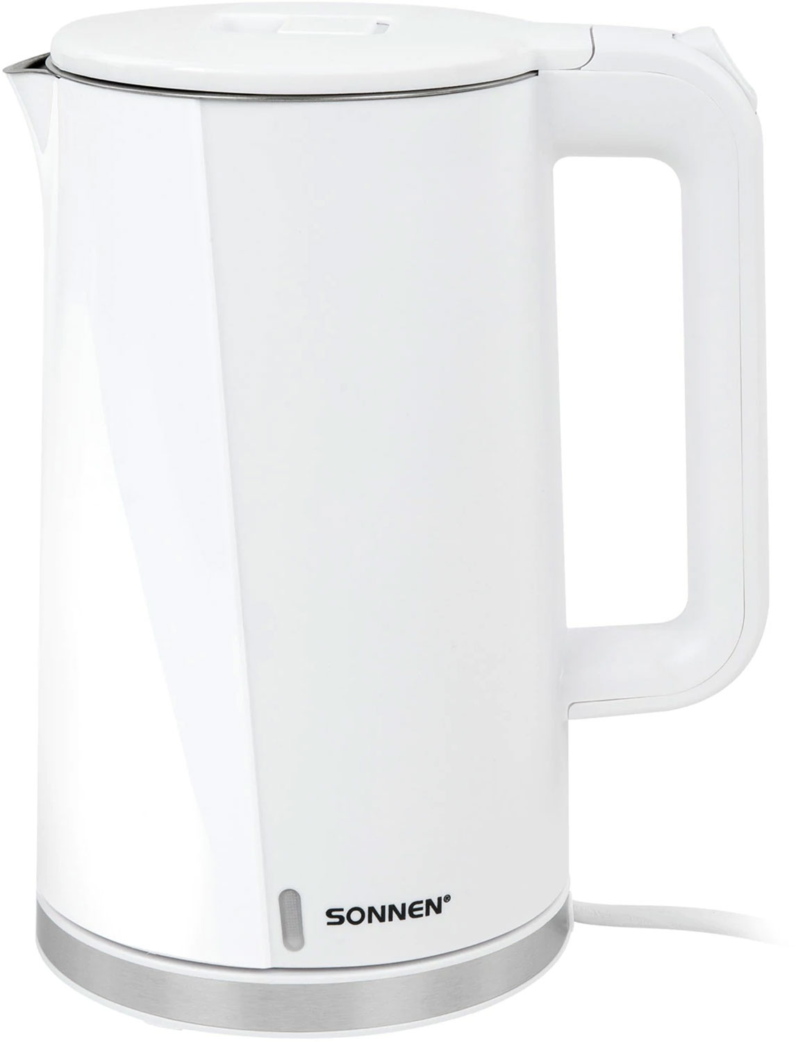 

Чайник с двойными стенками Sonnen KT-8718W, 1.7 л, 2200 Вт, белый