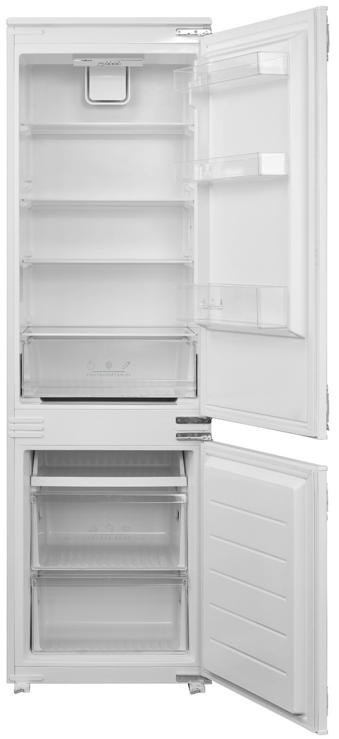 

Встраиваемый двухкамерный холодильник Korting KSI 17633 CLF, Белый