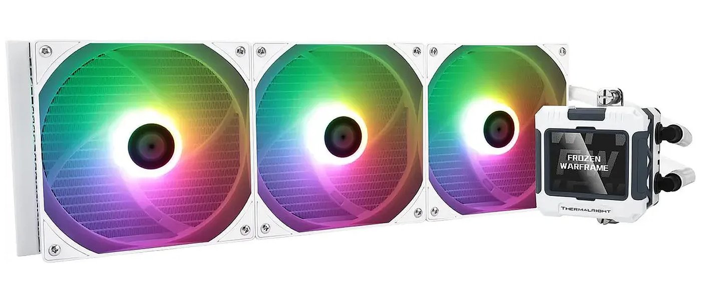 Изображение товара СЖО для процессоров Thermalright Frozen Warframe 420 ARGB White (F-WFRAME-420-ARGB-WH)