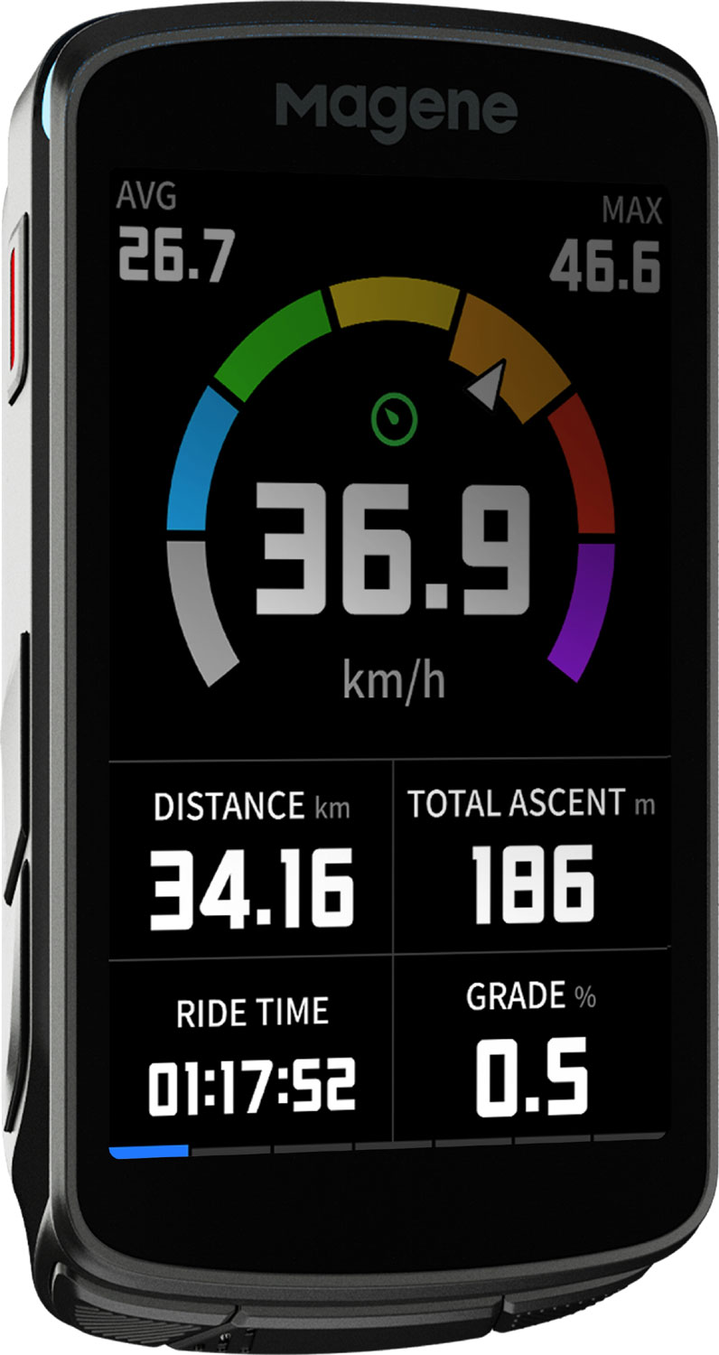 Велокомпьютер Magene GPS C706 черный 25990₽