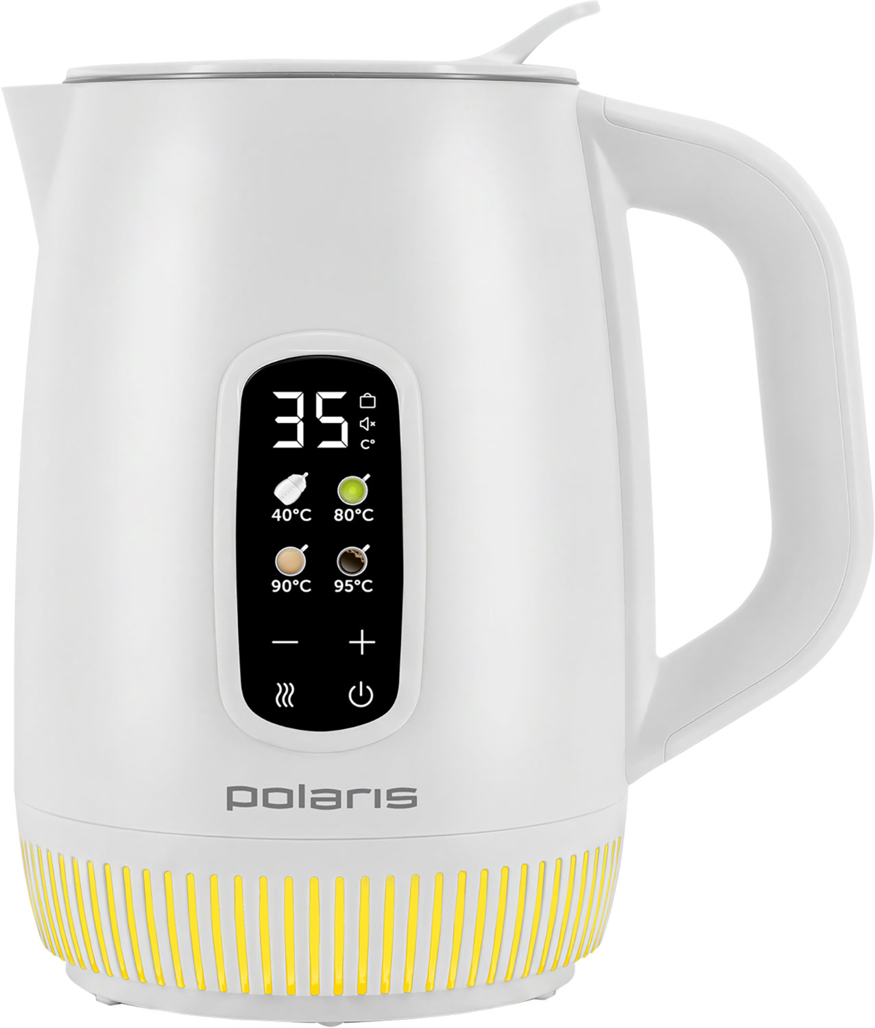 Изображение товара Чайник электрический Polaris PWK 0724DDW Water Way Pro, белый Изображение товара Чайник электрический Polaris PWK 0724DDW Water Way Pro, белый