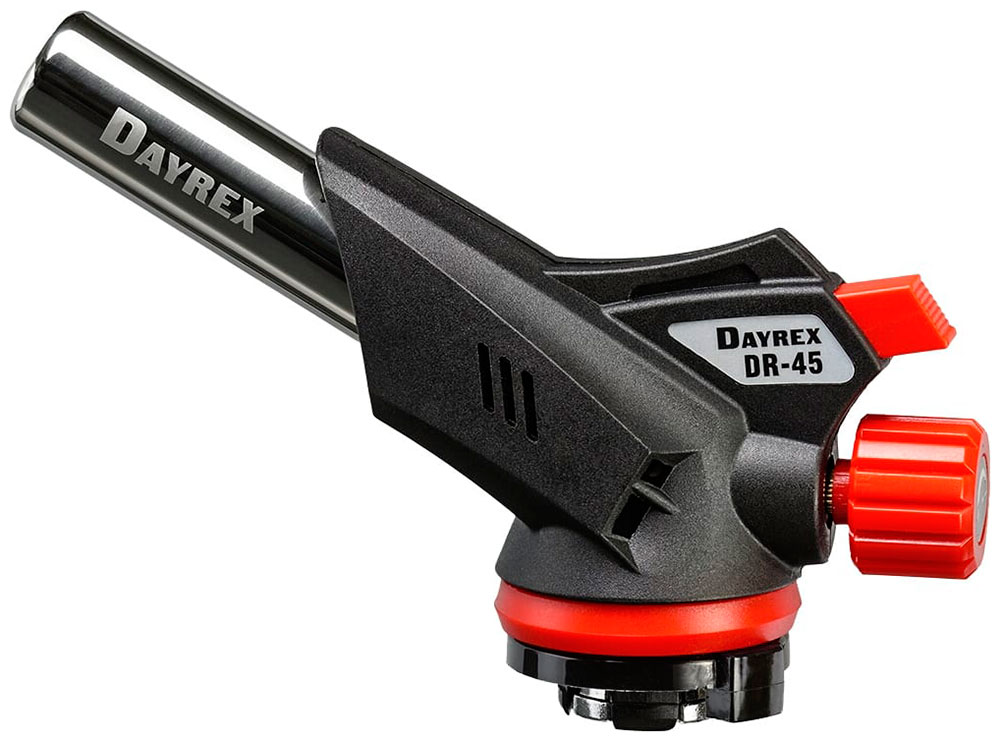 Изображение товара Газовая горелка Dayrex DR-45 1/10/50 с пьезоподжигом и регулировкой пламени