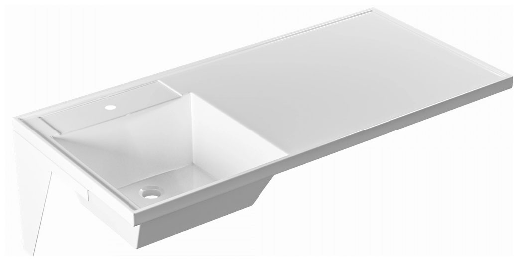 Изображение товара Умывальник над стиральной машиной СаНта Лидер 100 900106N левый, без кронштейнов