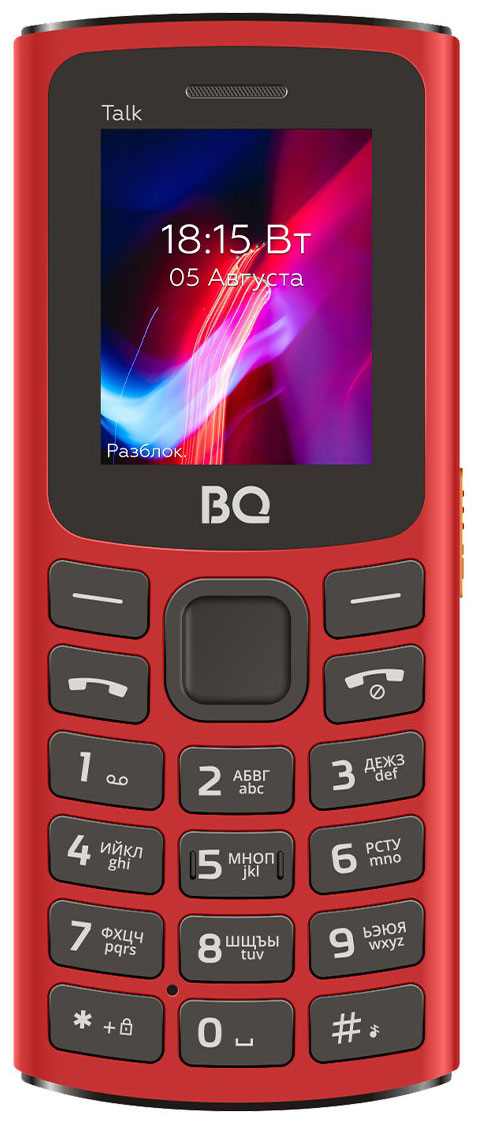 Изображение товара Мобильный телефон BQ 1862 Talk Красный 2G Dual SIM FM радио компактный