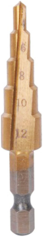 Изображение товара Сверло ступенчатое Sturm! 1055-S412 4-12мм Титан HSS для металла пластика