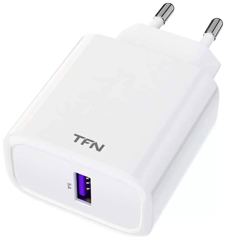 Сетевое ЗУ TFN RAPID 5A QC/SCP white б/кабел сетевое зарядное устройство tfn rapid 5a qc scp white tfn wcrpd02