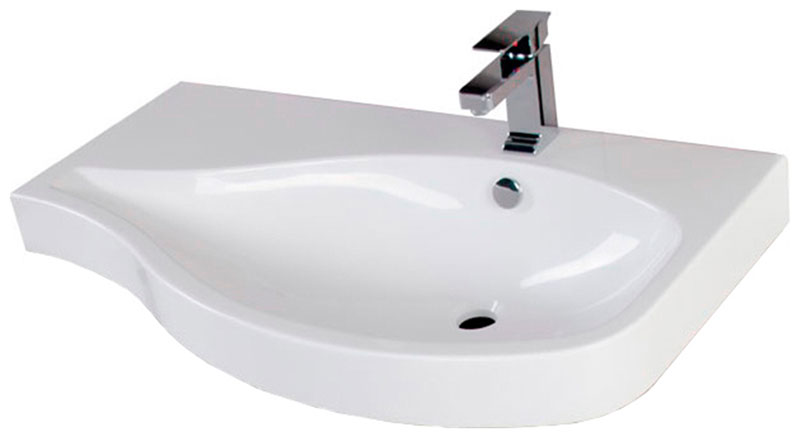 Изображение товара Раковина для тумбы Aquanet Сопрано 95 R белый (НФ-00007880)