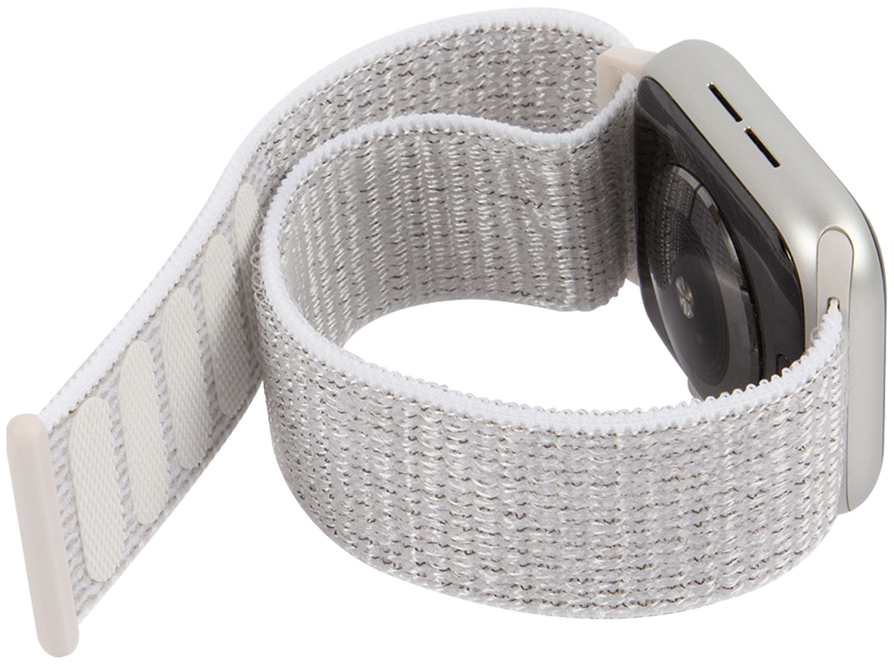 Ремешок нейлоновый mObility для Apple watch - 38-40 мм (S3/S4/S5 SE/S6), белый пленка защитная redline apple watch s3 38 мм прозрачная