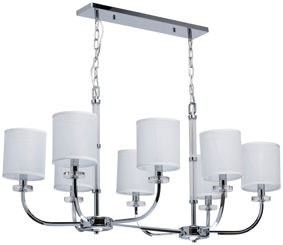 Изображение товара Люстра подвесная Chiaro Палермо 8*60W E14 220 V 386017108