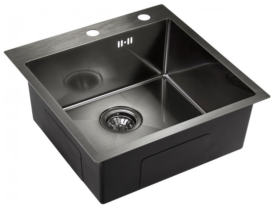 

Кухонная мойка Emar EMB-117A PVD Nano Dark, Черный