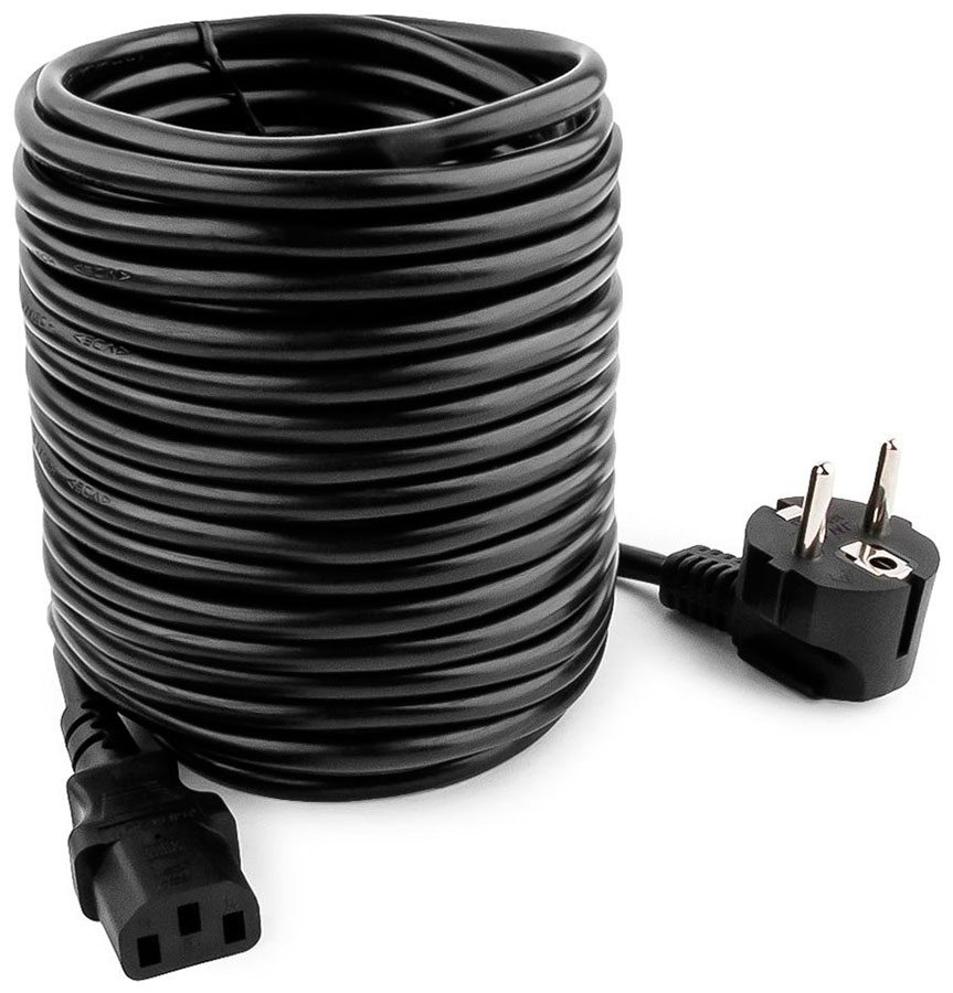 Кабель питания Cablexpert PC-186-VDE-10M кабель gembird cablexpert pc 186 1 8m black