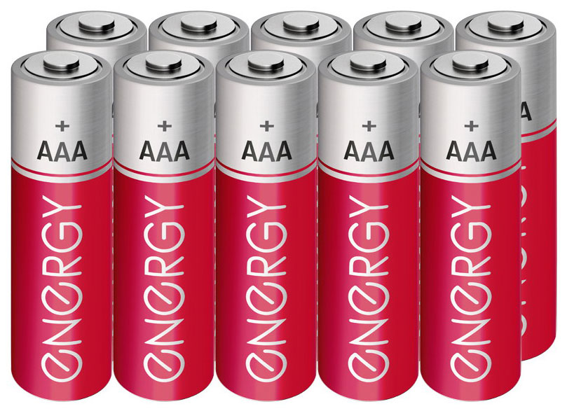 Батарейка Energy R03/10S AAА 10шт 104971 батарейка энерджайзер aaа 3 1 шт